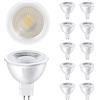 Eofiti MR16 Lampadine LED GU5.3 Faretto a LED 600LM Lampadina 7W equivalenti a Alogene 60W Luce Bianca Fredda 6000K Lampade Non Dimmerabili 83 RA AC DC 12V, Pack da 10