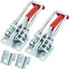 jinminamz Toggle Clamp 2pz Fibbia in Metallo GH431Chiusura a Leva Regolabilein, Morsetti a Ginocchiera Chiavistello, Morsetti Utensile a mano Capacità di tenuta antiscivolo orizzontale a sgancio rapido