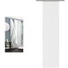 Home Fashion Carlisle Tenda A Pannello, Poliestere, Grigio, 245 X 60 Cm & 86601-701 Tenda A Pannello, Poliestere, Bianco, 245 X 60 Cm