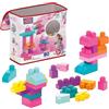 MEGA Bloks Mattoncini Big Building Bag Sacca Ecologica Blocchi da Costruzione, Giocattolo per Bambini 1+ Anni, Multicolore, 80 Pezzi, DCH62