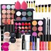 BrilliantDay Trousse Trucchi Donna, Kit Trucco Tutto in Uno Palette Cosmetica, Make Up Completo con Ombretti Rossetto Correttore Kit Cosmetici per Donne Ragazze Regalo di Natale