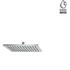 Newform - Soffione quadro con getto a pioggia 200x200mm - art.26598