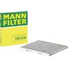 Mann Filter MANN-FILTER CUK 2336 Filtro aria cabina - Filtro Antipolline con Carbonio attivato - per Autovetture + veicoli commeriali