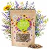 HAPPY SEED 500 g di semi di prato fiorito per un colorato pascolo per le api - miscela di semi di fiori selvatici colorati e ricchi di nettare per api e farfalle (incluso eBook 0)