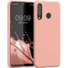 kwmobile Custodia Compatibile con Huawei P30 Lite Cover - Back Case per Smartphone in Silicone TPU - Protezione Gommata - pompelmo rosa