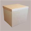 SCOTTON 2 Pz Scatola Baule+Coperchio Carta Onda Avana 400x340H340 mm