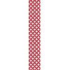 Plage Piastrelle Sticker Ceramica Rosso, Vinile, Rosso, 15 x 0.1 x 15 cm