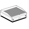 Fry top a gas AFP/ FTRT-610GS