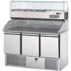 Banco frigo pizzeria AFP/SL03PZVR4 in acciaio inox