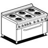 Fornelli elettrici professionali AFP/ CF6-610ET