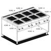 Fornelli elettrici professionali AFP/ PCQ-916ET
