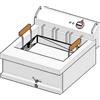 Friggitrice elettrica professionale AFP/FPE-20