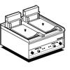 Friggitrice elettrica professionale AFP/ FQ-2ET
