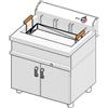 Friggitrice elettrica professionale AFP/ FMPE-25