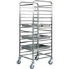 Carrello portateglie AFP/CAL476 in acciaio inox