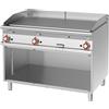 Fry top a gas piastra liscia AFP/ FTL-712GS3