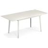 Emu Plus4, tavolo allungabile balcony 120+52 x 80 x 76 cm bianco