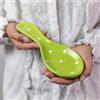 City to Cottage® Poggiamestolo per Cucchiaio con Fantasia a Pois Verde Lime e Bianco | Realizzato e Dipinto a Mano in Ceramica | Portautensili