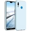 kwmobile Custodia Compatibile con Huawei P20 Lite Cover - Back Case per Smartphone in Silicone TPU - Protezione Gommata - menta freddo