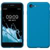 kwmobile Custodia Compatibile con Apple iPhone SE (2022) / iPhone SE (2020) / iPhone 8 / iPhone 7 Cover - Back Case per Smartphone in Silicone TPU - Protezione Gommata - blu indaco