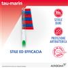 ALFASIGMA SpA Tau Marin - Spazzolino Scalare 33 Duro Con Antibatterico, Spazzolino per una pulizia profonda