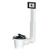 CR - 3230 PILETTA INOX 1 1/2 CON TROPPOPIENO E TAPPO CP26C2T17