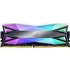 ADATA RAM GAMING XPG SPECTRIX D50G 32GB(1x32GB) DDR4 3200MHZ RGB, CL16-20-20, TUNGSTEN GREY