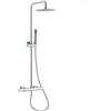 Keller taps KIT COLONNA DOCCIA KELLER TAPS CON SOFFIONE INOX ROTONDO D.25 E DOCCETTA CON DEVIATORE