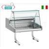 VETRINA ESPOSITIVA REFRIGERATA su SUPPORTO CON RUOTE, con VETRO DRITTO, mod.VRB7