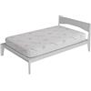 Italian Bed Linen Coprimaterasso Piazza E Mezza 120x200cm Tencel, Copri Materasso Letto con Fibra Di Tencel