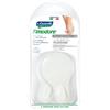 Timodore CUSCINETTO PLANTARE REALIZZATO IN GEL DI SILICONE BIANCO SEMITRASPARENTE SAGOMATO PER AMMORTIZZARE E PROTEGGERE PRESSIONE E SFREGAMENTI SOTTO LA PIANTA DEI PIEDI 2 PEZZI