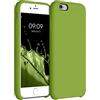 kwmobile Custodia Compatibile con Apple iPhone 6 / 6S Cover - Back Case per Smartphone in Silicone TPU - Protezione Gommata - oliva verde