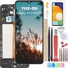 YHX-OU 6.50 per Samsung Galaxy A12 A125F di Riparazione e Sostituzione LCD Display Touch Screen Digitizer con Utensili Inclusi +1 Pezzo Vetro temperato (Nero+Telaio)[Non per Galaxy A21S A21 SM-127F]