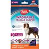 Simple Solution Pannolini Lavabili Cani Femmina 1 x Taglia L | Super assorbente, anti-perdita, regolabile ed elastico per incontinenza, calore e minzione emotiva
