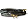 Dynavox, cavo di altoparlante di alta gamma, coppia, cavo flessibile con connettori a banana di alta qualità, assemblato, colore nero, lunghezza 5 m