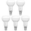 Lepro Lampadine LED E14 Lampada Riflettore R50, 4,9W Equivalenti a 40W, 2700K Luce Bianca Calda, 470 Lumen Non Dimmerabile Faretto LED E14, Angolo del Fascio di 120°- Confezione da 5