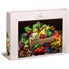 Ulmer Puzzleschmiede - Puzzle Ricco raccolto - Motivo della cucina con una varietà di frutta e verdura - con grandi colori