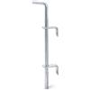 Alberts 314057 Bandella, in diverse versioni, zincato galvanico, con strato spesso passivato, Cilindro Ø13 mm, Misura 800 x 40 mm