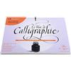 Brause 96438B - Blocco incollato di calligrafia 30 fogli velina bianco panna 14.8 x 21 cm 125 g