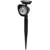 Aigostar Lampioncino segnapassi 5 Led Nero con pannello solare IP44 RGB con sensore crepuscolare Aigostar