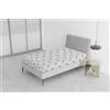 Italian Bed Linen Coprimaterasso Piazza E Mezza 120x200cm Carbonio, Copri Materasso Letto con Fibra Di Carbonio
