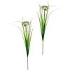 Flair Flower Schafgarbe mit, Kunst Künstliches-Gras, Fiori Artificiali, Rami, Verde/Bianco, 88x12x12 cm