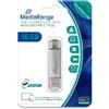 Mediarange Pen drive 16GB MediaRange usb3.1 combo con Usb-C [MR935]