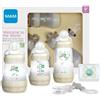 MAM Baby MAM SET BENVENUTO AL MONDO NEUTRO 3 BIBERON + 1 CLIP + 1 SUCCHIETTO
