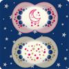 MAM Baby MAM SUCCHIETTO ORIGINAL NIGHT 16+ SILICONE FEMMINA 2 PEZZI