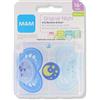 MAM Baby MAM SUCCHIETTO ORIGINAL NIGHT 16+ SILICONE MASCHIO 2 PEZZI