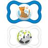 MAM Baby MAM AIR SUCCHIETTO 6+ MESI SILICONE MASCHIO 2 PEZZI