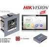 HIKVISION KIT-DS-KD8003-IME1 Kit Videocitofono IP 2 Megapixel 180°+ cornice da incasso con monitor Touch Wifi e Switch PoE