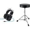 Alesis Drp100 Cuffie Per Batteristi, Professionali Per Monitoraggio Di Batterie Elettroniche & Xdrum Semi Sgabello Professionale