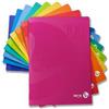 BM BeMore - Centus 0101036 - Quaderno Formato A4 - Rigatura 10mm - Quadretti 1 cm - Carta 100 g/mq - 9 Colori Assortiti - Confezione Quaderni da 12 Pezzi